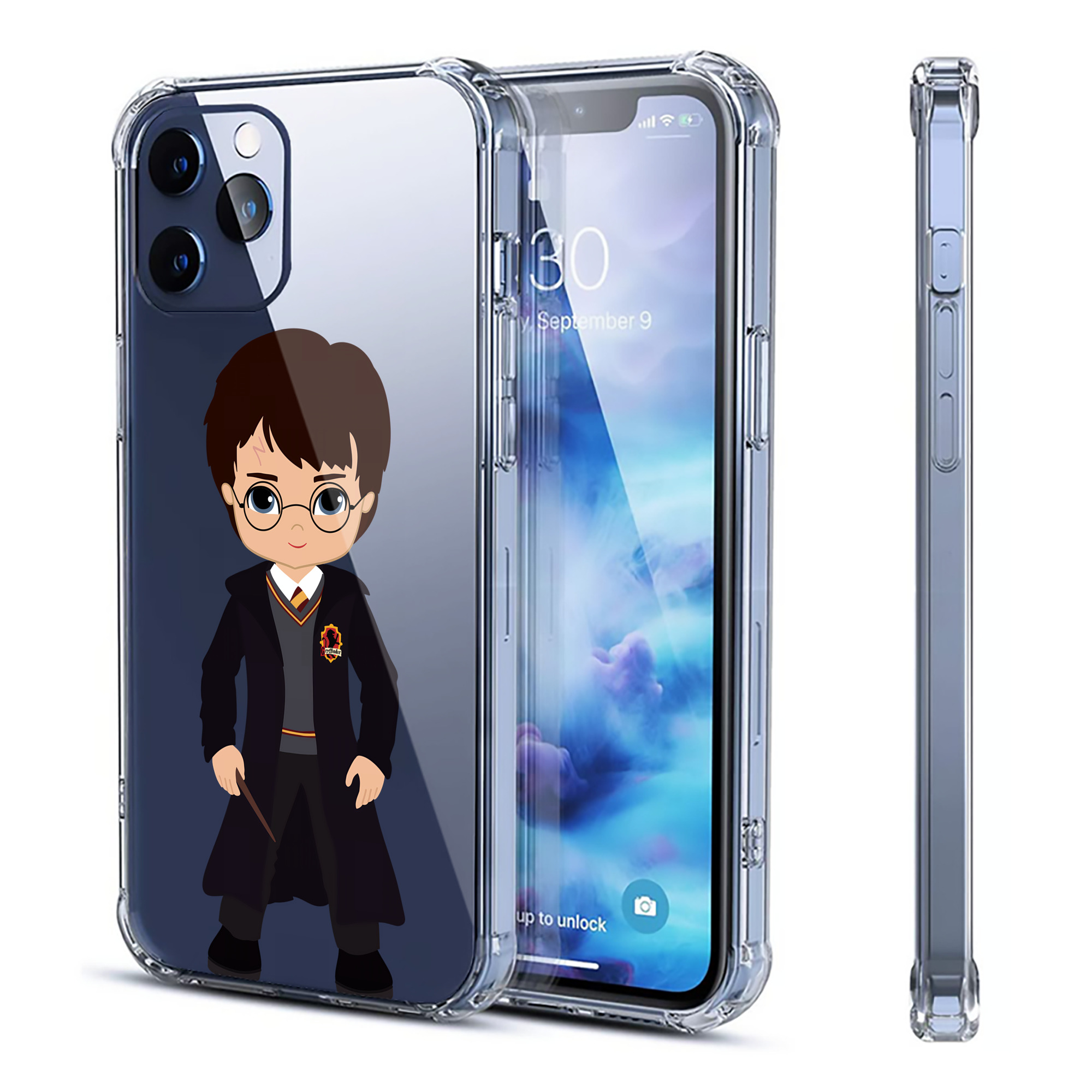 （画像用） Harry Potter ハリー・ポッターシリーズ 【iPhone 12シリーズ対応】透明スマホケース（クリアソフトケース）